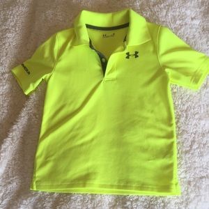 Boys Underarmour heatgear polo